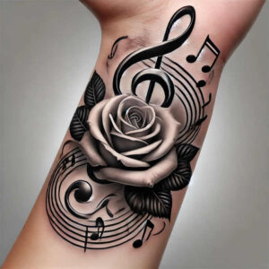 ethnic-music – tattoo design ideas free ai generated – delicate – for-full-back – Gallery: music-inkby-ai