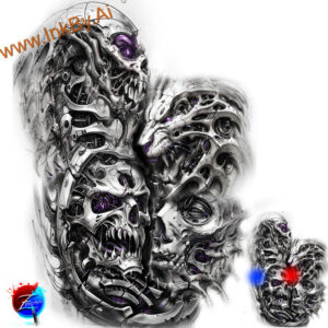 animals-with-contour – tattoo design ideas free ai generated – neotraditional-artistic-contrast – for-side-torso – Gallery: other-animals-inkby-ai
