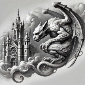 dark-sign-tattoo – tattoo design ideas free ai generated – neotraditional-artistic-contrast – for-abdomen – Gallery: other-dark-inkby-ai