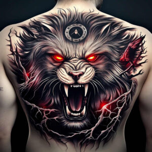 dark-spiritual-tattoo – tattoo design ideas free ai generated – realism-reflective-light – for-stomach – Gallery: other-dark-inkby-ai