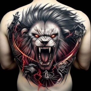 other-dark tattoo design ideas Surrealism symbolic haunting shows endurance