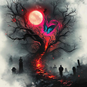 other-dark tattoo design ideas Surrealism ghostly shapes mutant for biceps