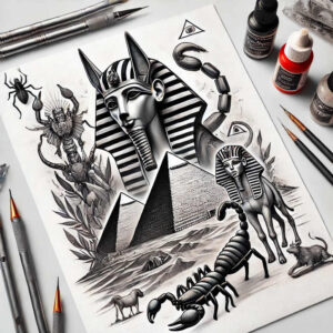 egyptian-deity-tattoo-realism-full-detail-for-ribs – tattoo design ideas free ai generated – Gallery: other-egypt-inkby-ai