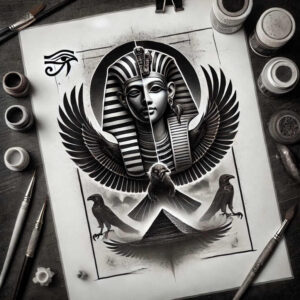 egyptian-light-tattoo-neotraditional-refined-lines-for-hand – tattoo design ideas free ai generated – Gallery: other-egypt-inkby-ai