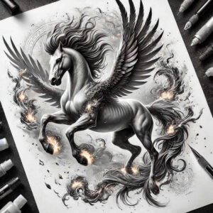 other-fantastic tattoo design ideas decorative flourishes fantasy art for heel