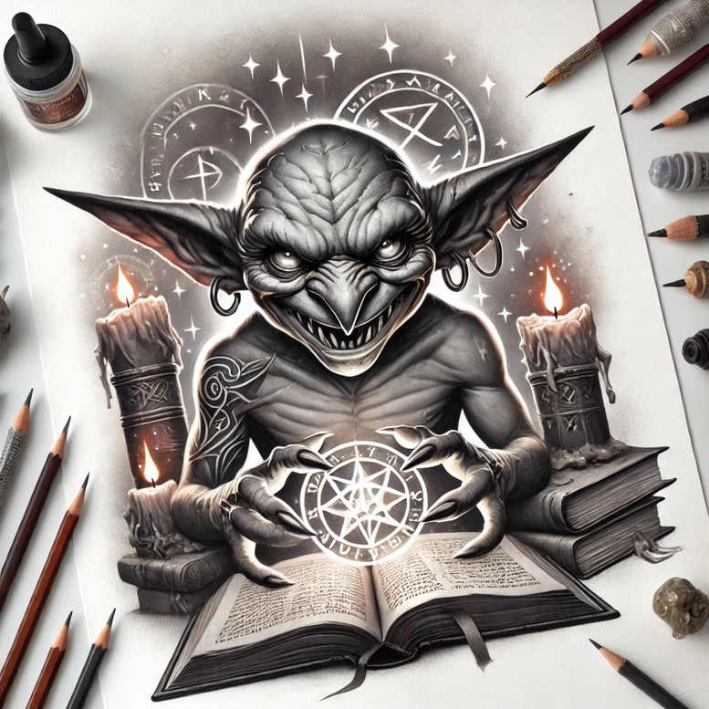 other-fantastic tattoo design ideas Realism realistic perspective supernatural for temple