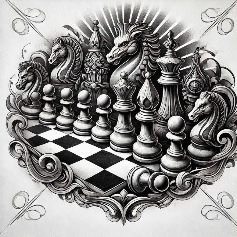 baking-hobby – tattoo design ideas free ai generated – surrealism-dream-motifs – for-shoulder-blade – Gallery: other-hobby-inkby-ai