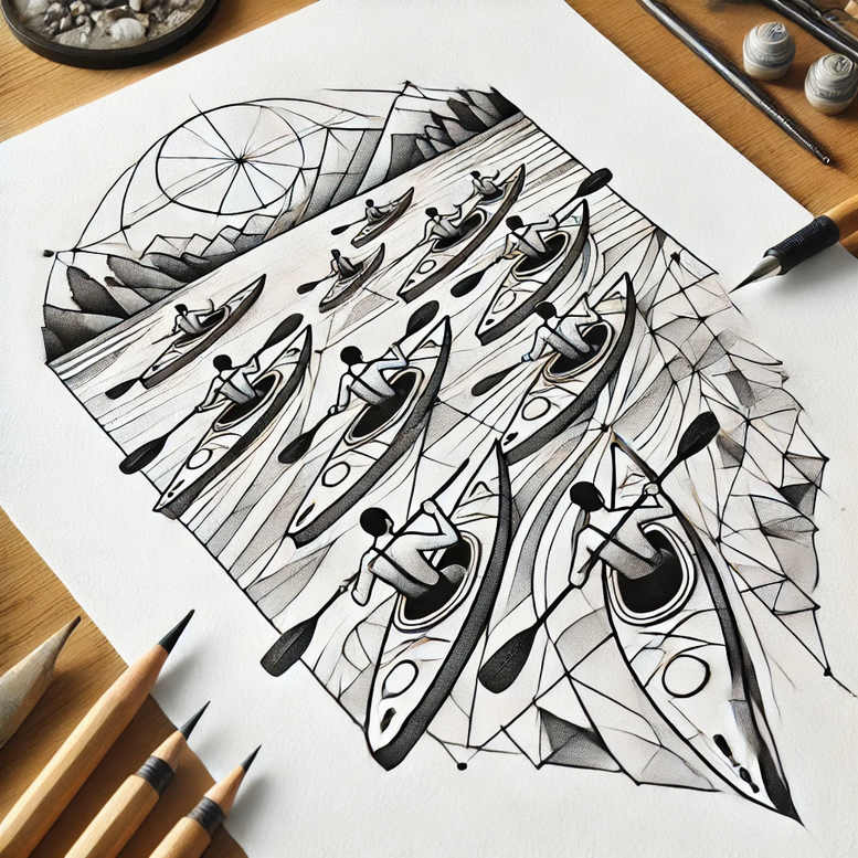board-game-hobby – tattoo design ideas free ai generated – realism-focal-blur – for-upper-thigh – Gallery: other-hobby-inkby-ai