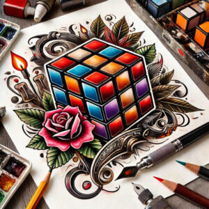 crafting-hobby – tattoo design ideas free ai generated – neotraditional-subtle-tone – for-side-torso – Gallery: other-hobby-inkby-ai