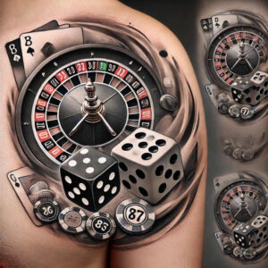 reading-hobby – tattoo design ideas free ai generated – realism-reflection-effect – for-shoulder – Gallery: other-hobby-inkby-ai