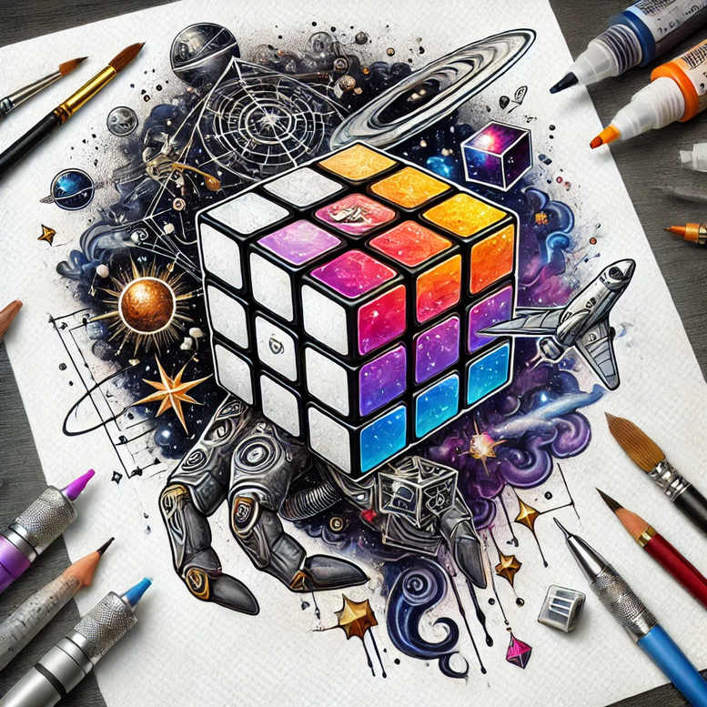 sports-hobby – tattoo design ideas free ai generated – neotraditional-textured-shading – for-chest – Gallery: other-hobby-inkby-ai