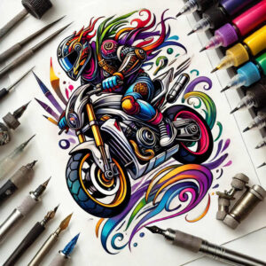 other-hobby tattoo design ideas Realism digital realism intricate for heel