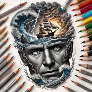 nature-force-god-tattoo – tattoo design ideas free ai generated – mask – for-upper-chest – Gallery: poseidon-inkby-ai