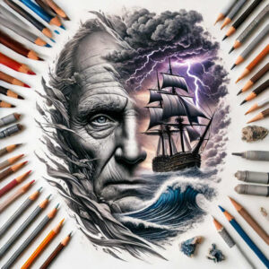 nature-power-god-tattoo – tattoo design ideas free ai generated – cursed – for-collarbone – Gallery: poseidon-inkby-ai