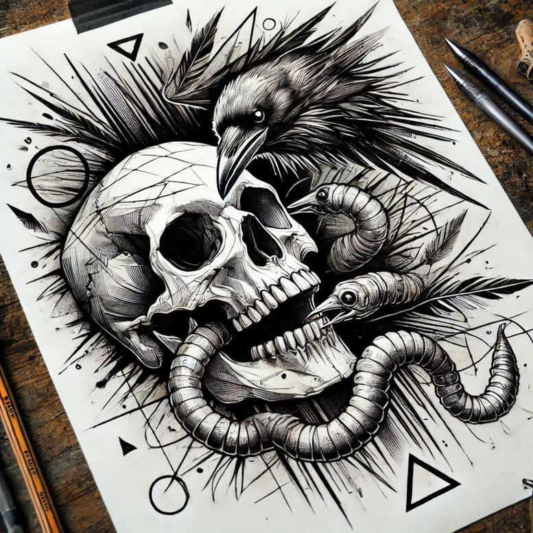 skulls tattoo design ideas bold highlights life reminder stands for courage