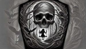 skulls tattoo design ideas solid fill macabre for behind ear