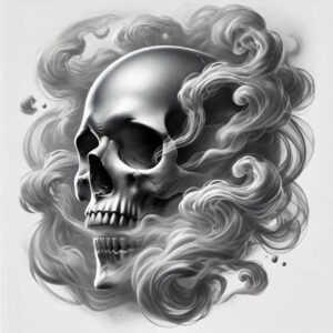 skulls tattoo design ideas ambiguous space mystical death symbolising strength