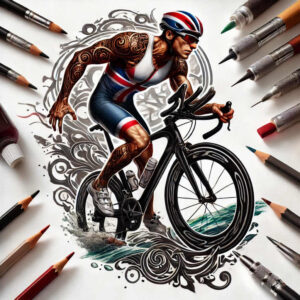gymnastics – tattoo design ideas free ai generated – realism-digital-realism – for-stomach – Gallery: sport-inkby-ai
