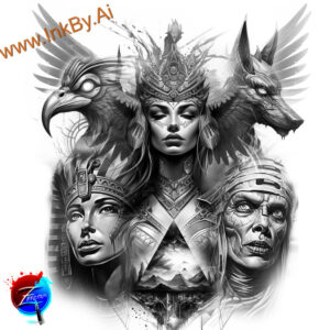 trees tattoo design ideas Surrealism melting forms stability mark for biceps