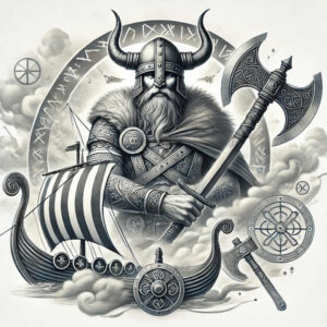 sea-motif-tattoo-torment-for-spine – tattoo design ideas free ai generated – Gallery: vikings-inkby-ai