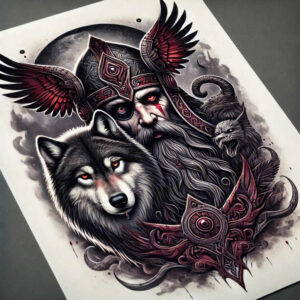 ornamentation-tattoo-cobweb-for-heel – tattoo design ideas free ai generated – Gallery: vikings-inkby-ai