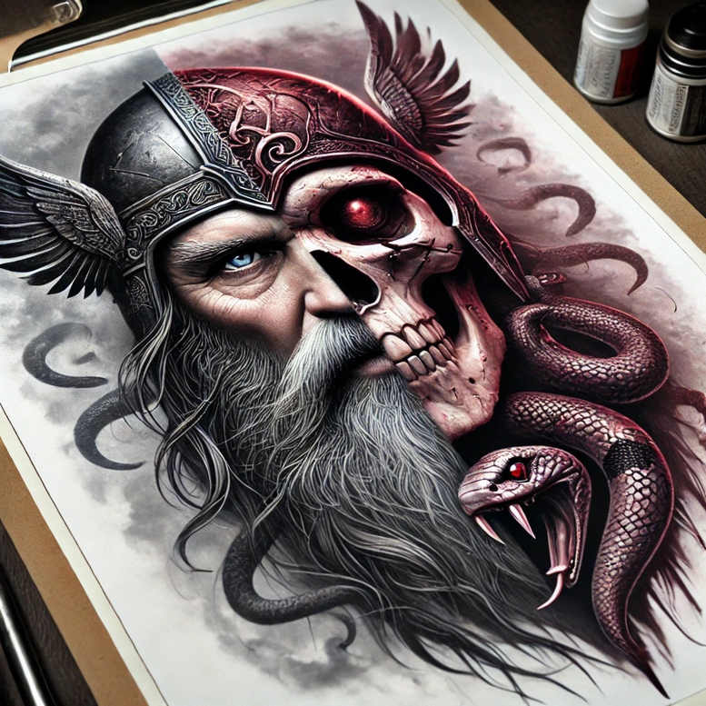 vikings tattoo design ideas ornamental viking journey for side torso