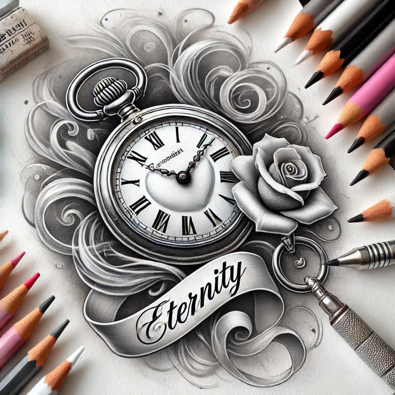 time-with-life-energy-for-men-realism-ink-realism-for-inner-arm – tattoo design ideas free ai generated – Gallery: watches-hourglass-inkby-ai
