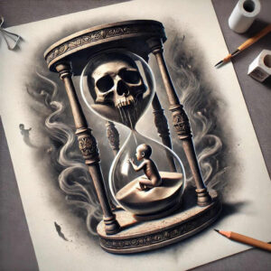 time-with-shading-neotraditional-subtle-tone-for-back – tattoo design ideas free ai generated – Gallery: watches-hourglass-inkby-ai