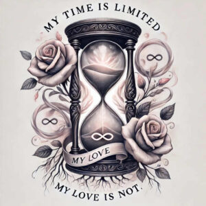 watches-hourglass tattoo design ideas wide-angle sands of time stands for resilience