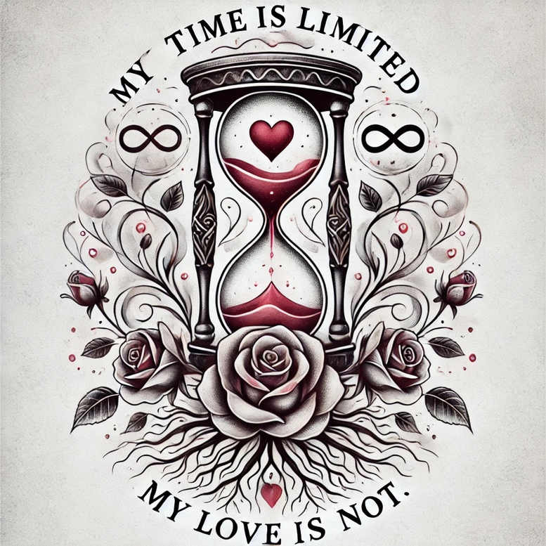 watches-hourglass tattoo design ideas Surrealism enigmatic light time funnel for behind ear