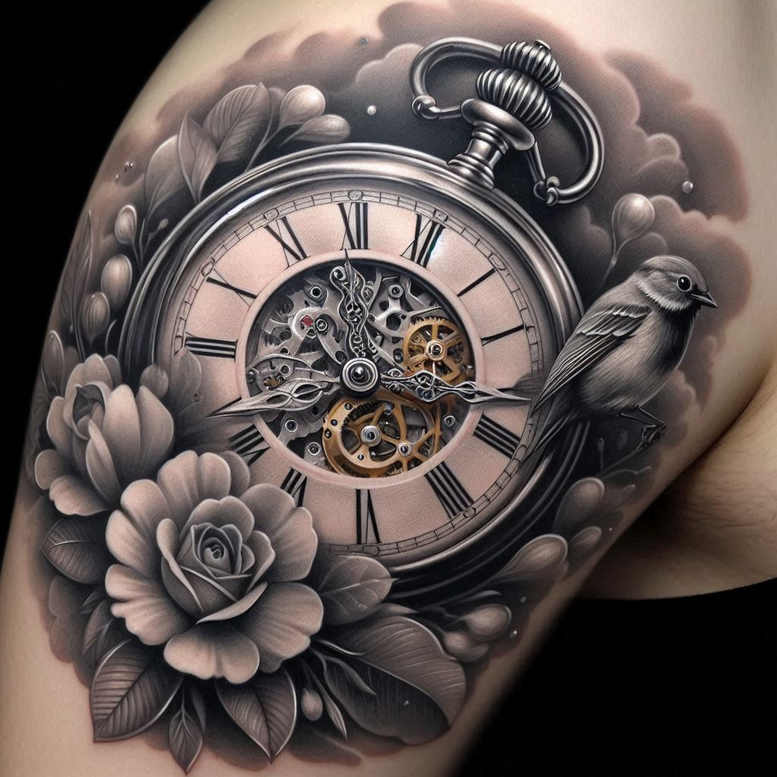 time-infinity-symbol-surrealism-mysterious-for-hip – tattoo design ideas free ai generated – Gallery: watches-hourglass-inkby-ai