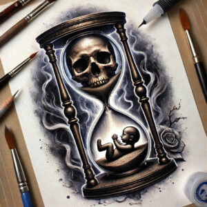 time-with-symbolism-surrealism-illusionary-for-biceps – tattoo design ideas free ai generated – Gallery: watches-hourglass-inkby-ai