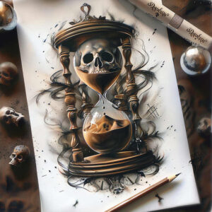 for-women-neotraditional-refined-lines-for-calf – tattoo design ideas free ai generated – Gallery: watches-hourglass-inkby-ai