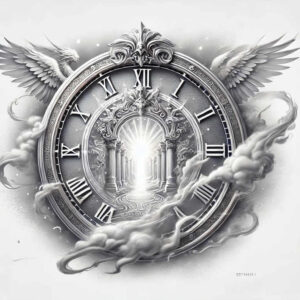 time-with-time-and-space-motif-realism-ink-precision-for-lower-chest – tattoo design ideas free ai generated – Gallery: watches-hourglass-inkby-ai