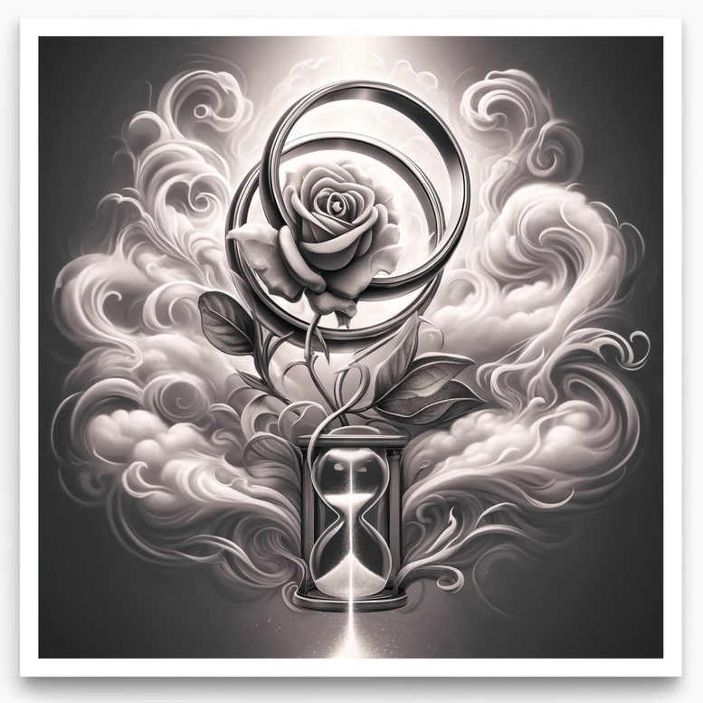 time-memory-symbol-neotraditional-fine-detail-for-shoulder – tattoo design ideas free ai generated – Gallery: watches-hourglass-inkby-ai