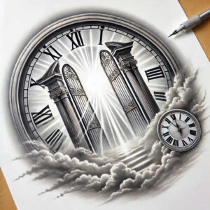 hourglass-surrealism-psychic-energy-for-foot – tattoo design ideas free ai generated – Gallery: watches-hourglass-inkby-ai