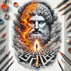 zeus tattoo design ideas refined contrast cloudbreaker meaning strength