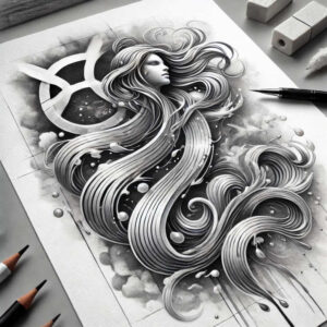 mysticism-symbol-blooming-center-for-nape – tattoo design ideas free ai generated – Gallery: zodiac-signs-inkby-ai