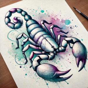 zodiac-signs tattoo design ideas thin script astral force for lower back