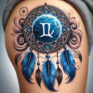 zodiac-signs tattoo design ideas clear edge zodiac shape represents perseverance