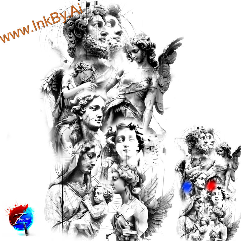 light-effect-tattoo-unsettling-for-elbow – tattoo design ideas free ai generated – Gallery: zombies-inkby-ai