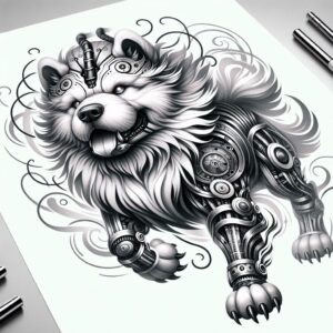 Biomechanika - Free tattoo design ideas ai genereted - inkby.ai