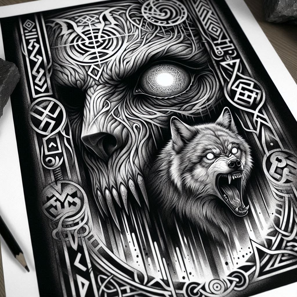 Inne mroczne - Free tattoo design ideas ai genereted - inkby.ai