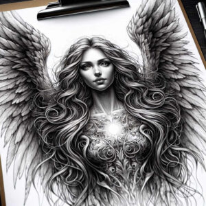 angel-tattoo-designs-ideas-ai-generated--bold-motifs-angelic-grace-for-abdomen