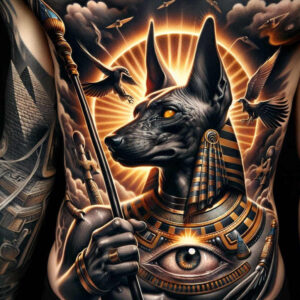 anubis tattoo design ideas Realism depth realism divine for palm