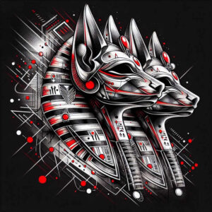 anubis tattoo design ideas Surrealism hyperreal embalming for palm