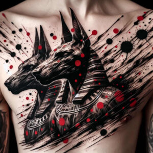 anubis tattoo design ideas Realism refined lines immortal for wrist side
