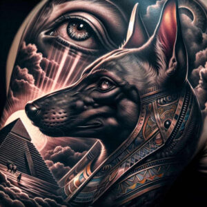 anubis tattoo design ideas artistic flair jackal for shoulder