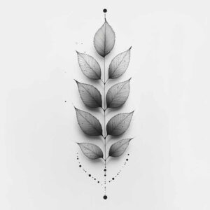 branches tattoo design ideas discreet natural curves represents courage