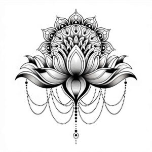 chain – tattoo design ideas free ai generated – essential-lines – for-arm – Gallery: chains-inkby-ai